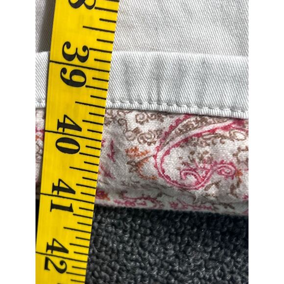 Natural Reflections Straight Casual Pants Womens Size 16 Stone Flat Front - Picture 8 of 9